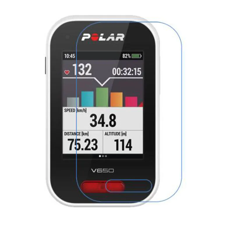 

Защитная пленка для Polar V650, GPS, велокомпьютера, езды на велосипеде, спорта, полное покрытие, 3 шт.