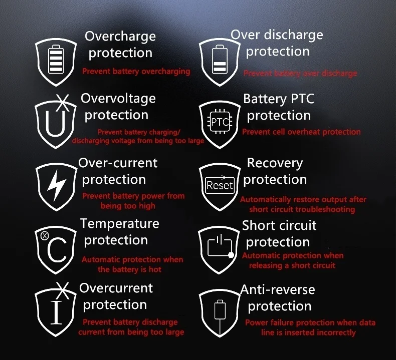 Bluetooth гарнитура портативное зарядное устройство 10000 мАч для всех