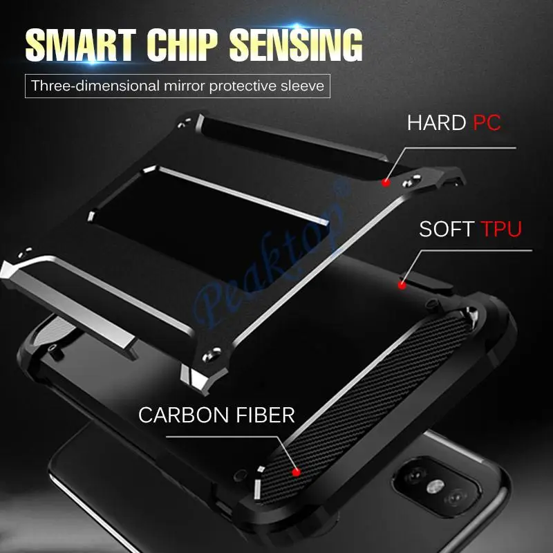 Anti Shock Case For Huawei P40 P30 P20 Lite Pro P10 P9 P8 Lite 2017 Dual Layer Case Cover On For Huawei P Smart Z Plus Pro 2019 images - 6