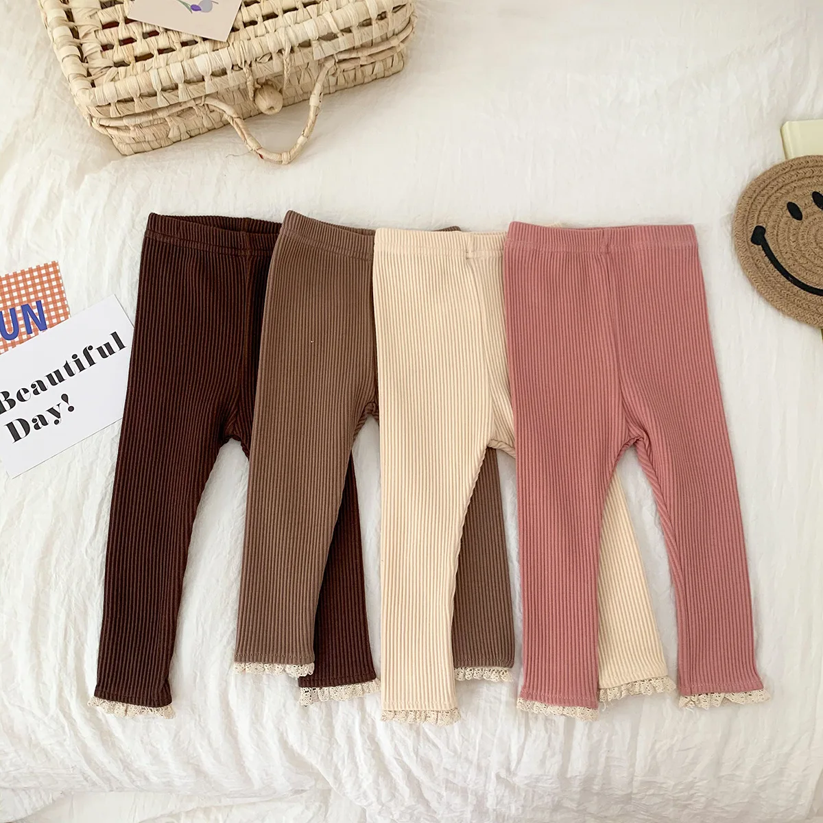 

New Baby Girls Boys Leggings Cotton Big Pants Spring Autumn Kids Girl Pants Tops Fashion High Waist Long Trousers Children Pant