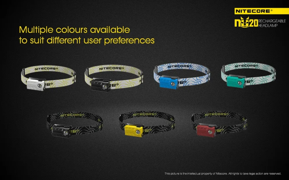 NITECORE NU20 легкая перезаряжаемая фара XP-G2 S3 max 360 люмен луч бросок 80 метров наружный налобный фонарь встроенный аккумулятор
