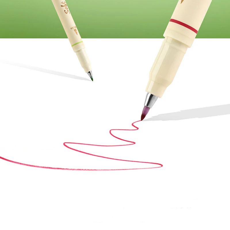 3 шт./компл. цветная ручка с сенсорной кистью маркеры для каллиграфии кисть