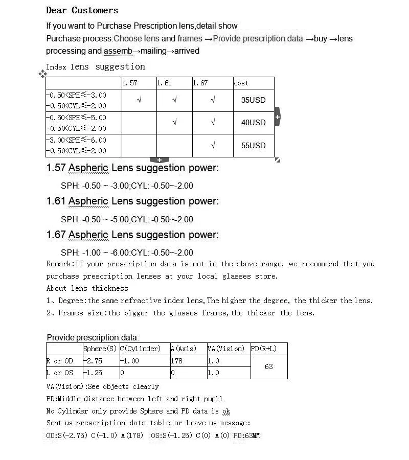 

This Link Is For Buy Myopia Astigmatism Reading Anti Blue Prescription Lens