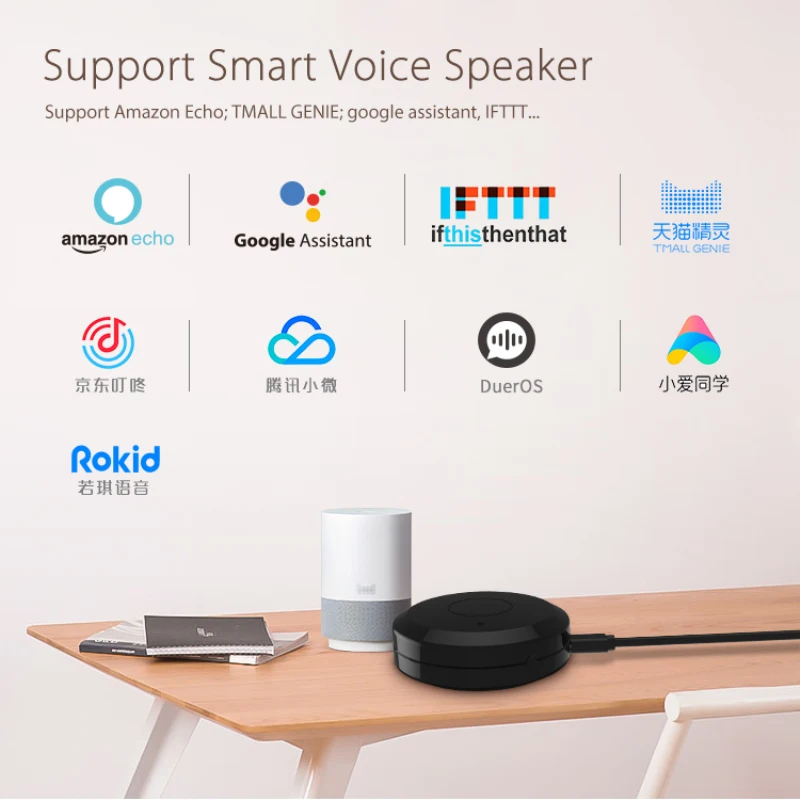 USB WiFi IR Remote Control Support Echo Google Home IFTTT Universal Smart Controller Voice For Alexa | Электроника