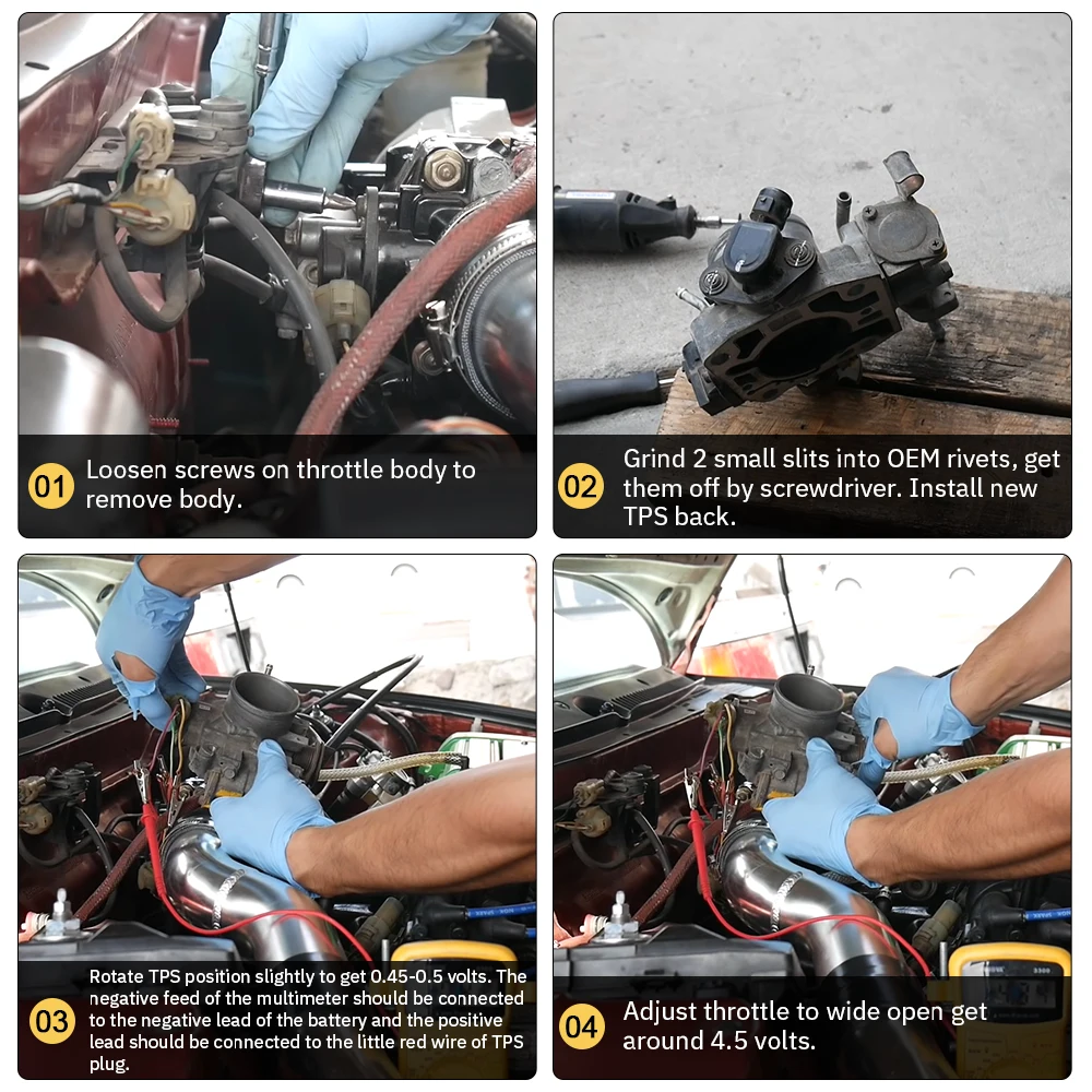 Датчик положения корпуса дроссельной заслонки LZONE TPS для 88 01 Honda Acura Accord F22 H22 B16 B18 B20