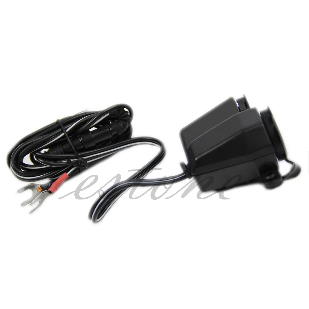 

12V USB Cigarette Lighter Power Port Integration Outlet Socket For Motorcycle