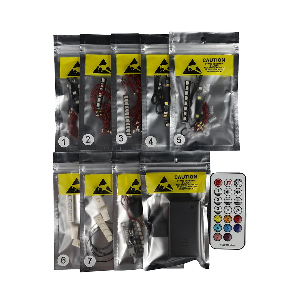 Juego de iluminaci&oacute;n LED para excavadora Liebherr R 42100, juguete artesanal, bloques de construcci&oacute;n, juego de iluminaci&oacute;n, no incluye modelo, 9800-1