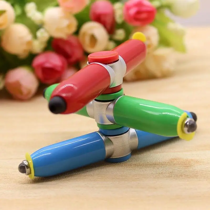 Ручка Спиннер для пальцев многофункциональная шариковая ручка со светодиодным