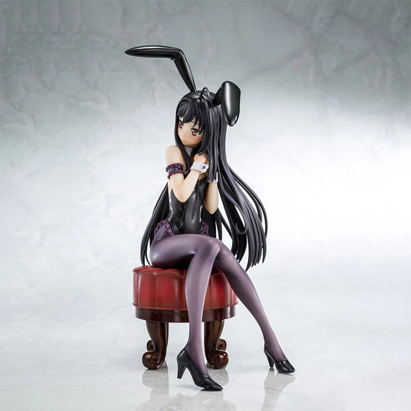 

NEW Accel World Kuroyukihime Bunny Ver. PVC Action Figure Sexy Anime Girl Figure Model Toys Anime Figure Collection Doll Gift