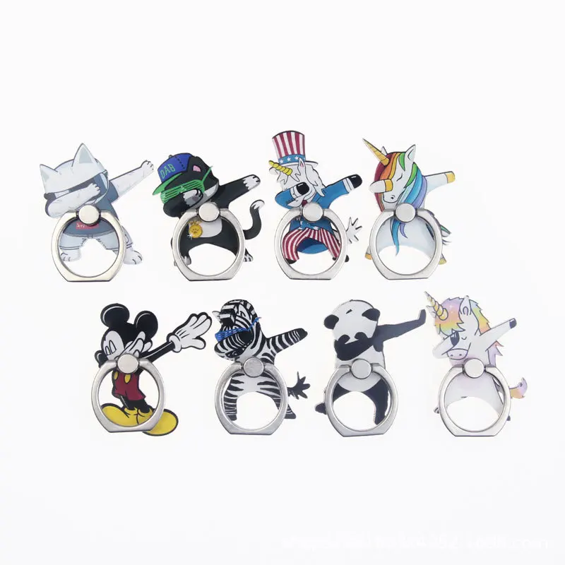 Универсальный металлический держатель для мобильного телефона с кольцом на