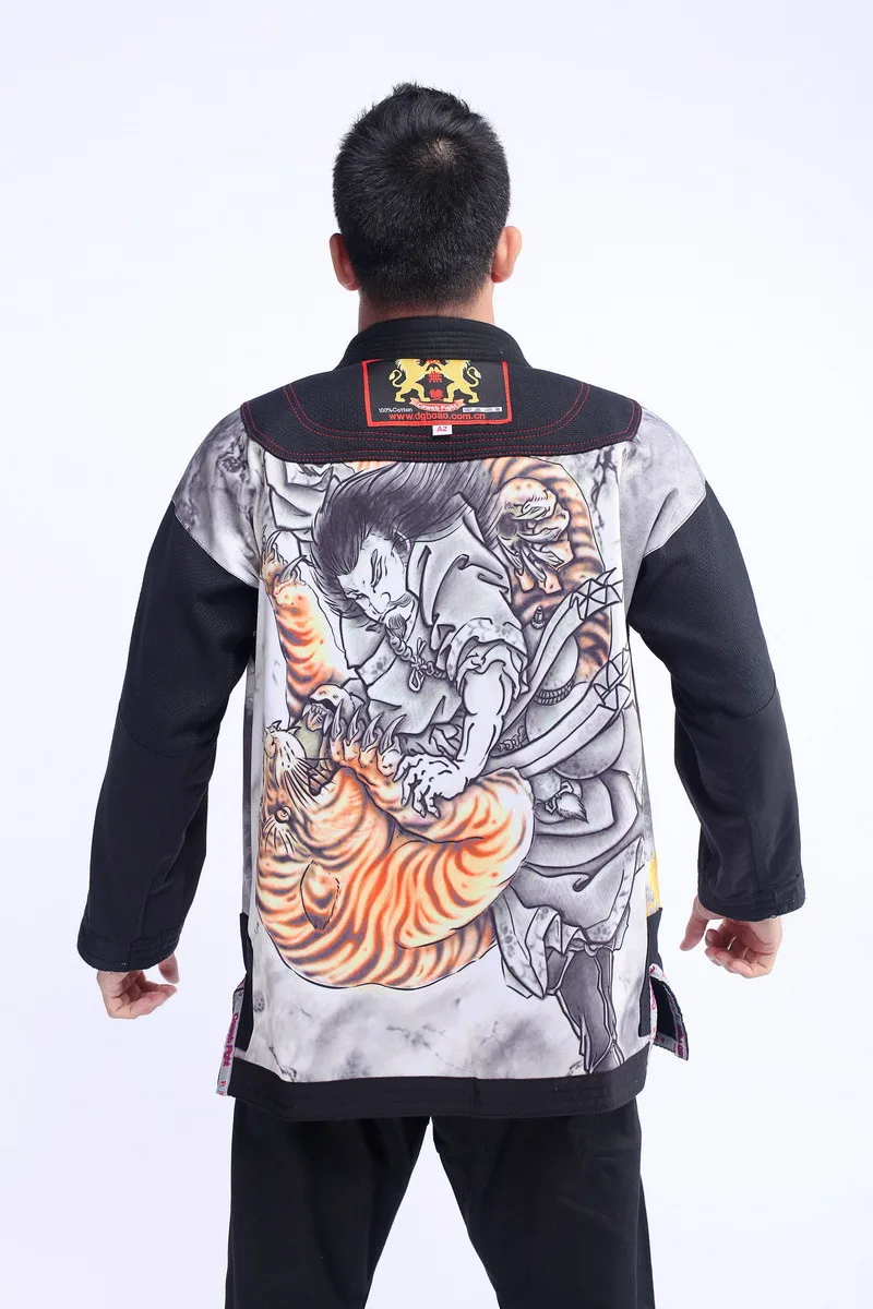 Dracula Tiger's Bjj Kimono Gi Martial Arts Clothing Brazilian Jiu-jitsu Kimonos MMA Fightwear A0-A4 Brand New Black White | Спорт и