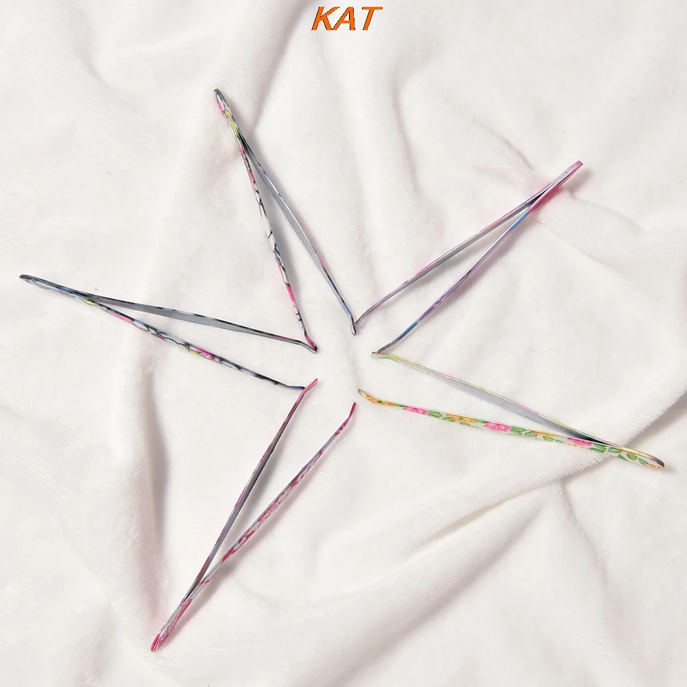 

1pcs Beauty Makeup Tool Flower Eyebrow Tweezers Stainless Steel Face Hair Removal Eye Brow Trimmer Eyelash Clip Cosmetic