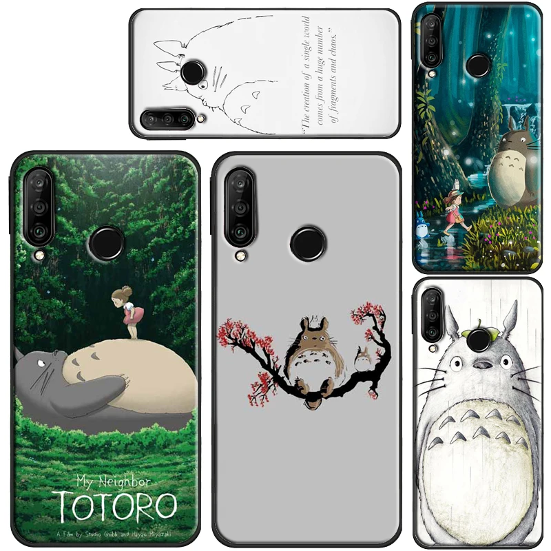 Чехол для телефона с японским аниме Мой сосед Тоторо Huawei P30 Lite Mate 20 P20 P40 Pro P Smart 2019 Z