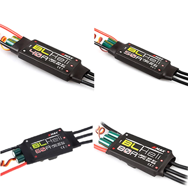 1 шт. BLHeli Series 40A 50A 60A 80A с электронным контроллером скорости UBEC для квадрокоптера