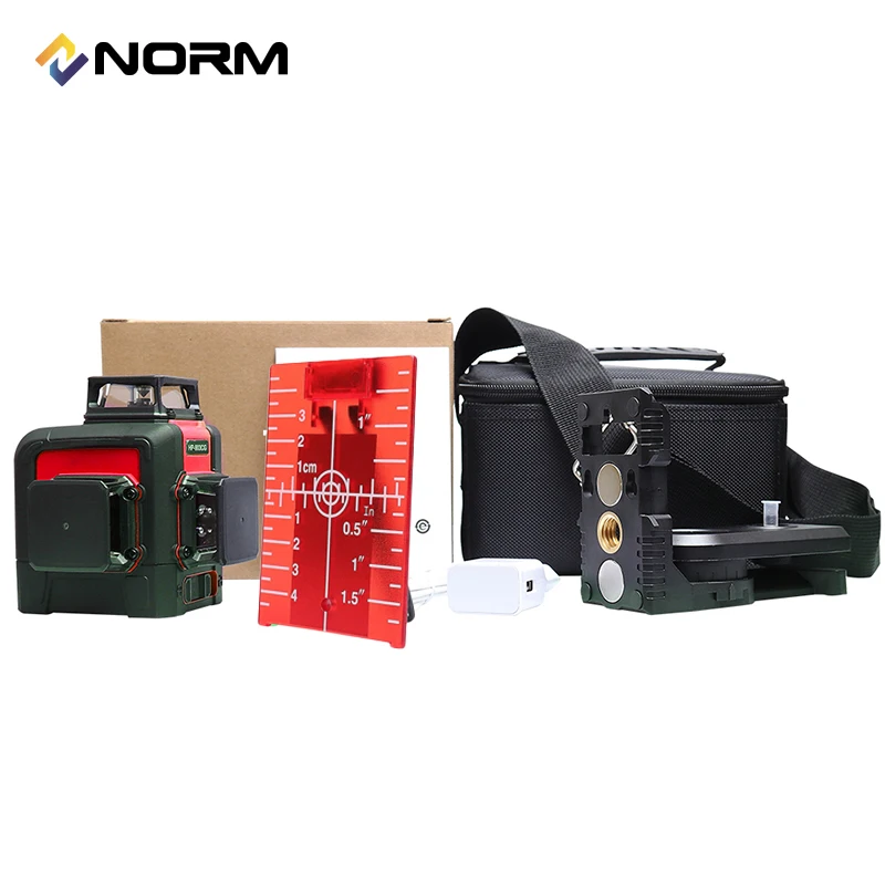 Лазерный уровень Norm самонивелирующийся нивелир с аккумулятором 12 линий|Лазерные