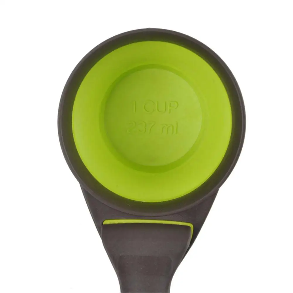 Силиконовая чаша для домашних животных измеряемая ложка мерная пищевая печать