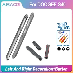 Новый корпус передний корпус средняя Сторона пластиковая рамка Корпус s Чехол Средний + Громкость Громкости кнопка SOS запасные части для Doogee S40
