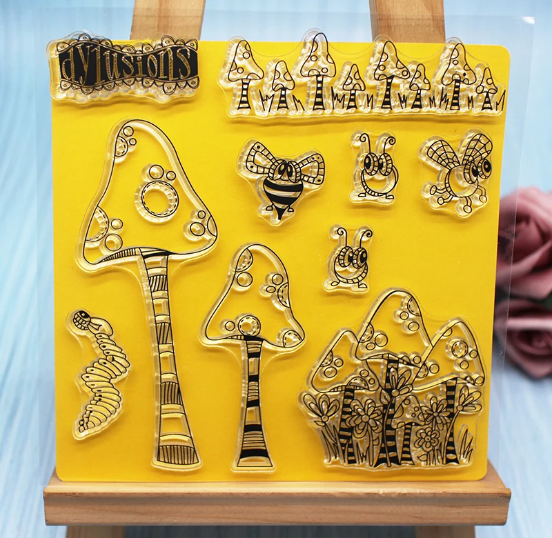 Мультфильм пчела/лес прозрачные штампы для Scrapbooking фото/альбом изготовление