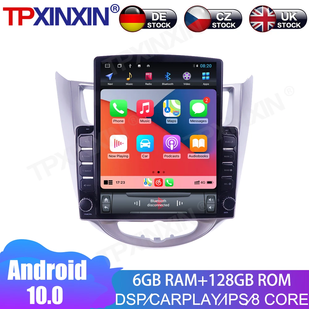 Мультимедийная система для Hyundai Solaris мультимедийный проигрыватель с сенсорным IPS