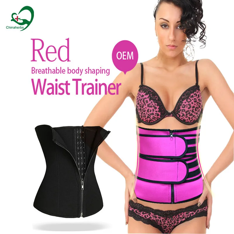 

2 Pcs Weight Loss Double Compression Latex Sweat Waist Trainers Slim Belt Body Shaper Fat Burning Slimming Corset