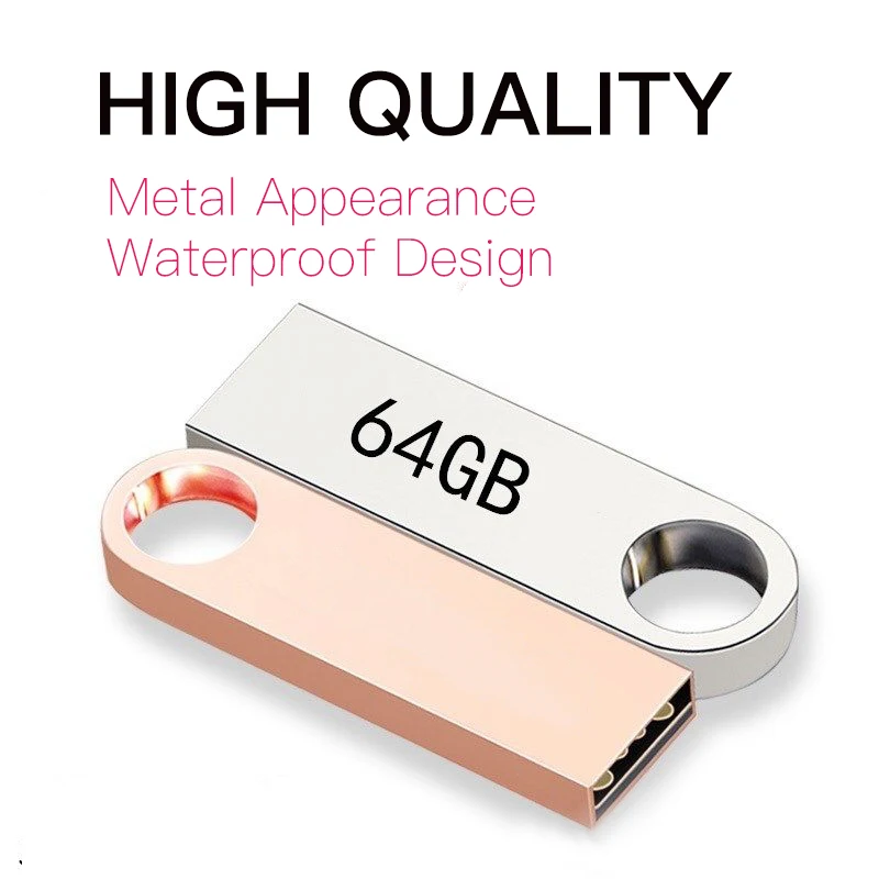 U Disk 16GB 32GB 64G 128G USB Flash Drive USB2.0 Storage Card Smartphone Cellphone U-disk Creative Gift Connect | Электроника