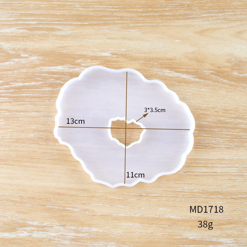 1 шт. DIY зеркальный большой стол кристальная эпоксидная смола форма поднос для чая