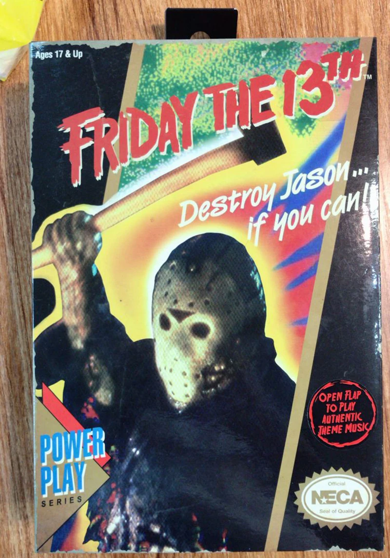 С музыкой NECA Horror Friday 13th Decory Jason видео игра power Play версия Фигурки игрушки куклы Gi