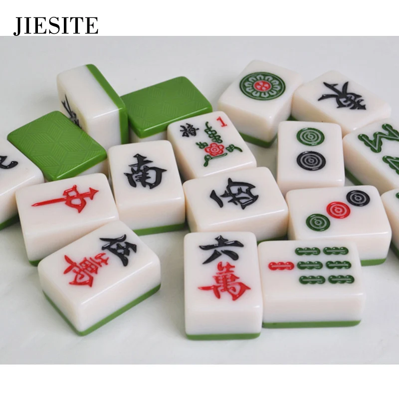 JIESITE Домашний набор для игры в маджонг дома игр китайский смешно Семья стол