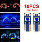 Светодиодная лампа T5 для Mercedes W203 W211 W204 W210 Benz BMW F10 E34 E30 F20 X5 E70, автомобильная лампа W3W W1.2W для приборной панели с клиновым цоколем, белая