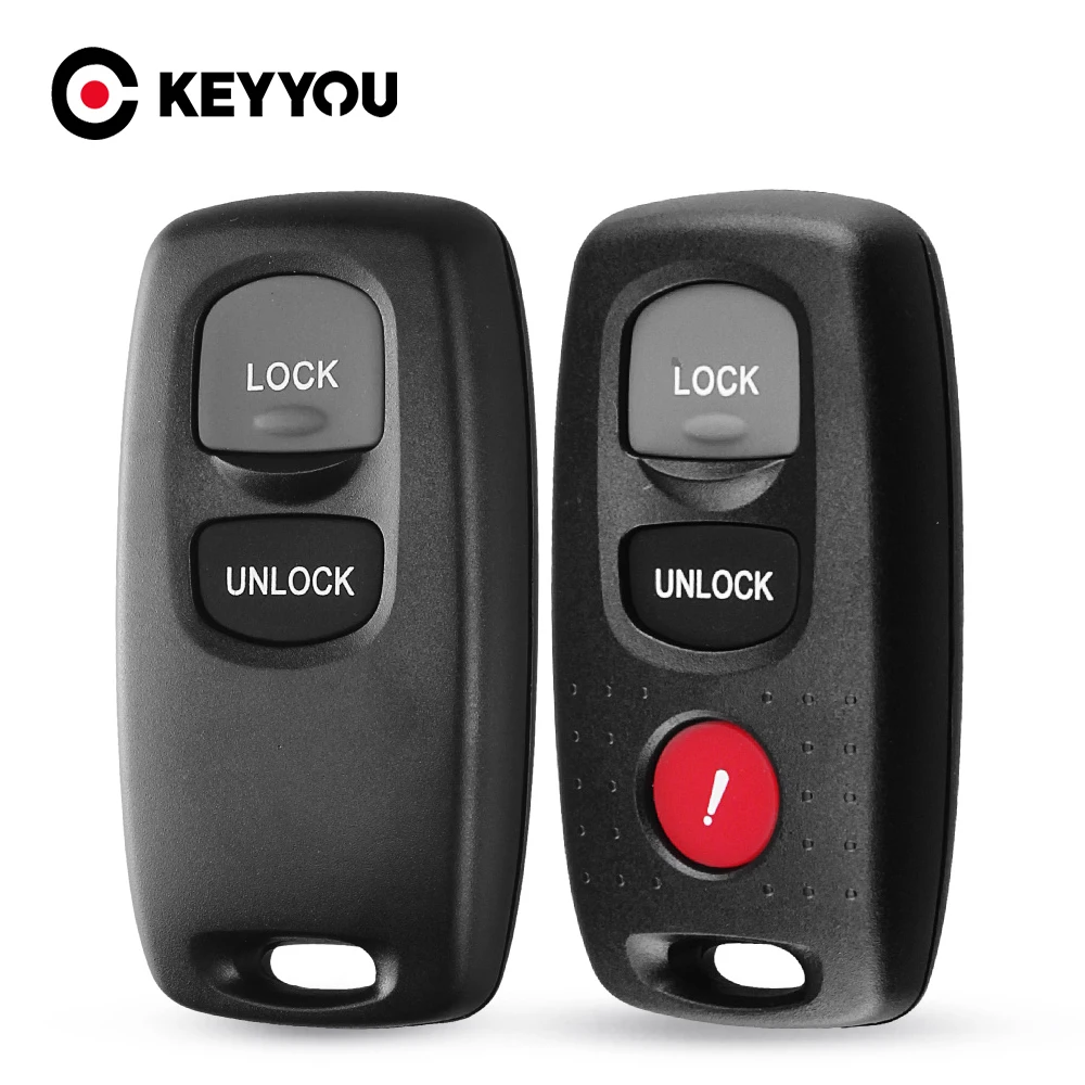 Дистанционный ключ KEYYOU с кнопками 2/3 чехол брелок для Mazda 2 3 6 серия 2004 2005 2006 2007 2008