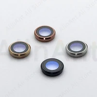 original sapphire crystal back rear camera glass ring for iphone 6 6s plus camera lens ring cover repair parts