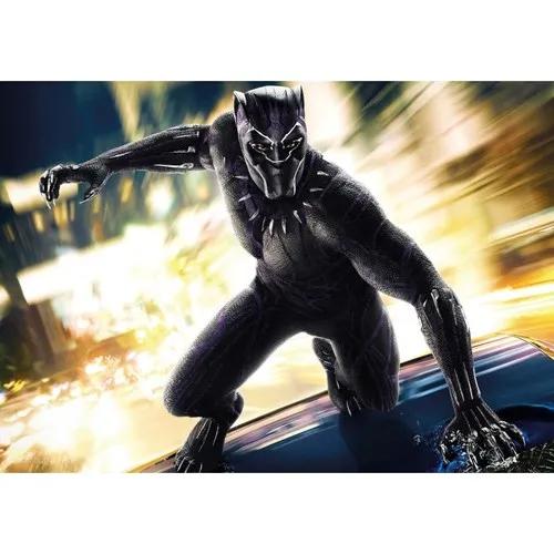 Картина на холсте Черная пантера Marvel Супергерой кино настенное искусство