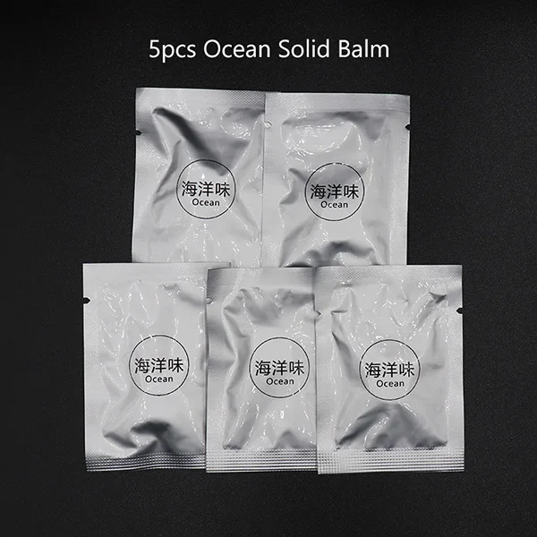 5pcs Ocean 5 шт./лот, освежитель воздуха для автомобиля, заправка, Твердый бальзам, ароматизатор, запах, авто ароматизатор, зажим, автомобильный ароматизатор, ароматизатор, таблетки, духи, замена - Название цвета: 5pcs Ocean