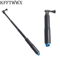 kfftwwx monopod for gopro hero 9 black 8 7 6 5 4 3 aluminum extendable pole selfie stick tripod mount for yi 4k sj4000 eken h9r