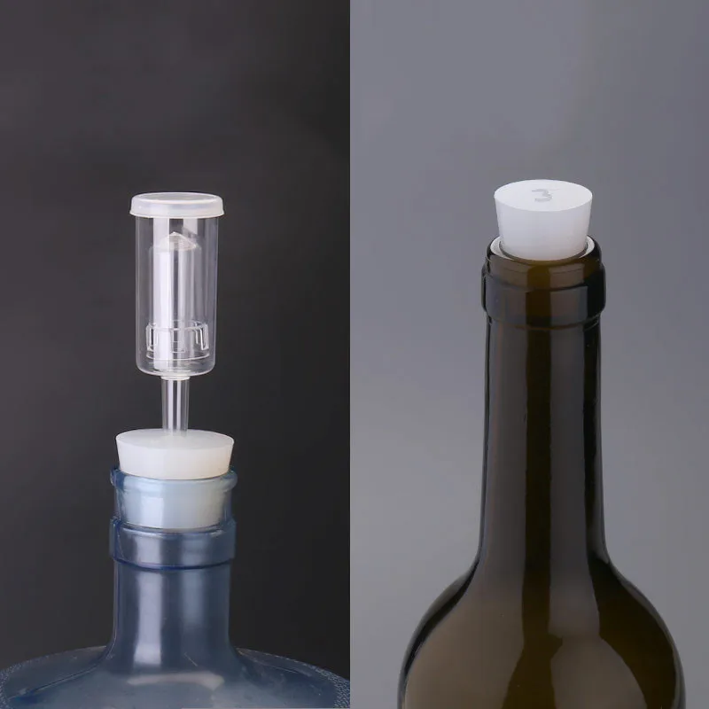 Экологичные домашние заварочные винные пробки силиконовая вилка с отверстием