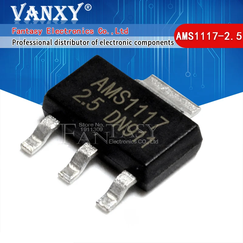 

50pcs AMS1117-2.5 SOT223 AMS1117-2.5V SMD new and original