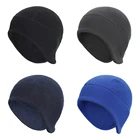 Зимняя велосипедная походная шапка Флисовая теплая ветрозащитная шапочка унисекс для бега шапка теплые маски для лица лыжные велосипедные спортивные шапки оборудование