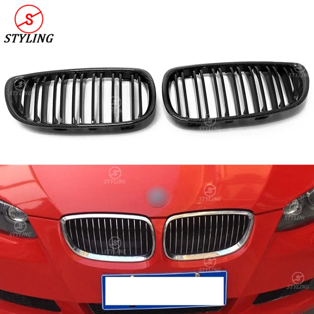 E92 E93 гоночная решетка из углеродного волокна для BMW передний бампер губ радиатор