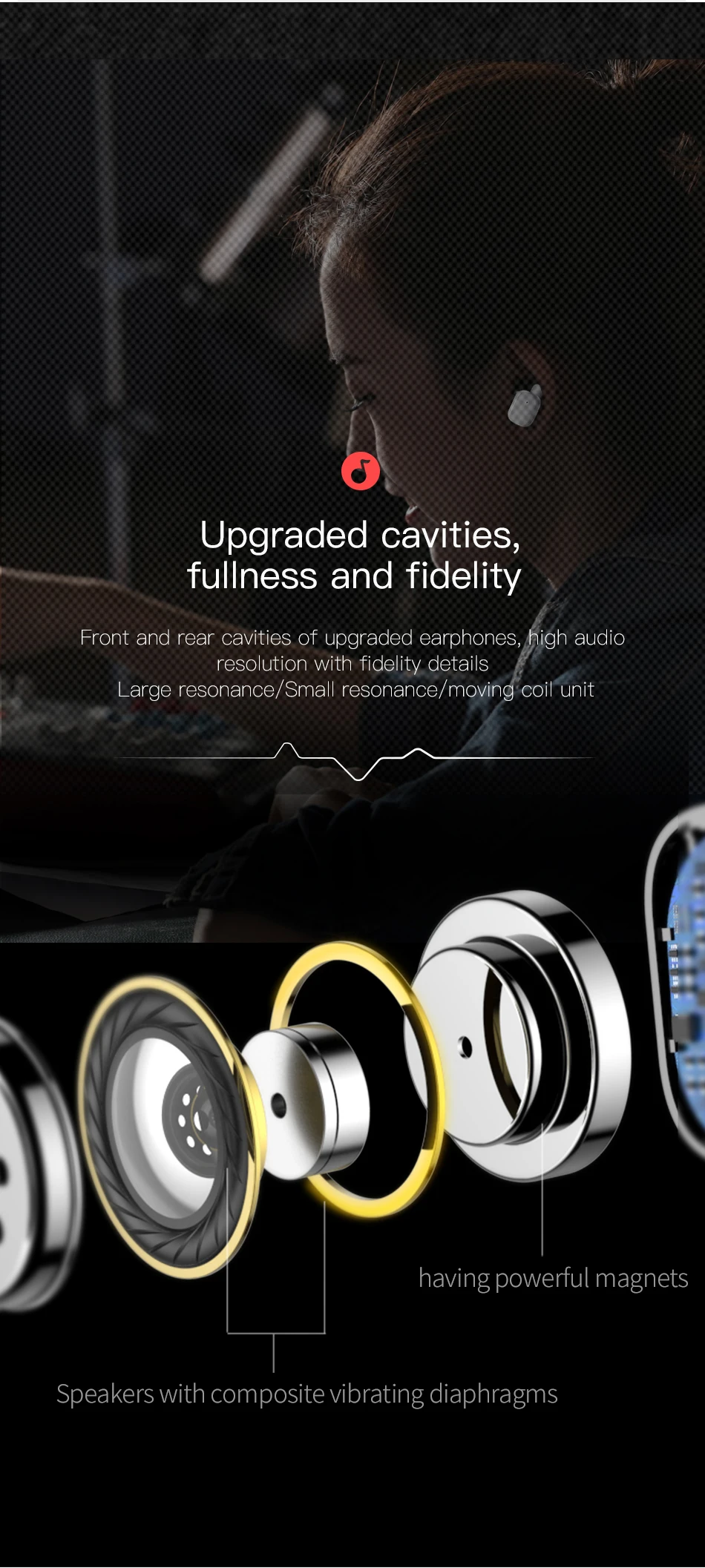 Baseus W02 TWS Bluetooth наушники беспроводные наушники с микрофоном интеллектуальное сенсорное управление hands-free Auriculares для телефона