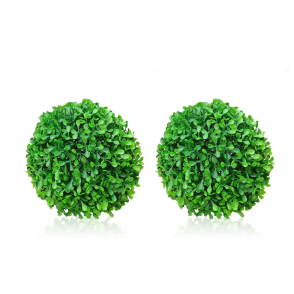 

2/4PCS Artificial Plant Ball for Household Outdoor Wedding Party Decorations Artificial Balls Gardening Green Plant