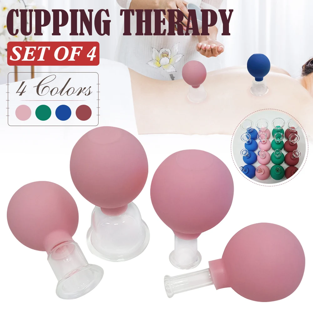 

Beauty Massage Vacuum Cupping Cups Health Rubber Head Anti Cellulite Massage Chinese Therapy Face Cupping Cans Chinese Medicine
