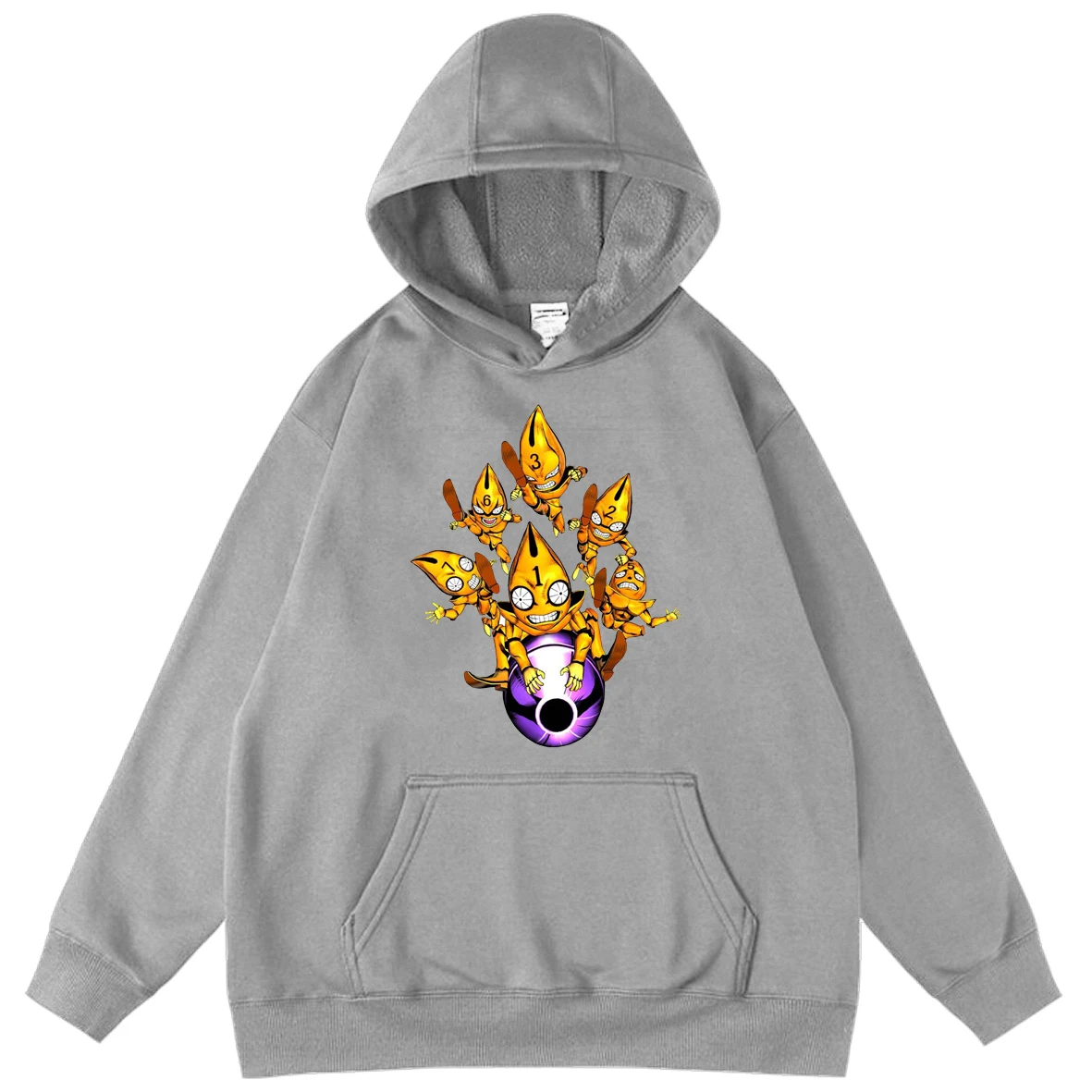 

JoJo Bizarre Adventure Harajuku Anime Printed Men Sweatshirts Hoodies Oversized Fleece Hoodie Male Tops Pullover Hooded Unisex