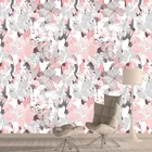Пользовательские скандинавские классические 3d обои в виде розовых цветов для гостиной, настенные бумаги, домашний декор, кожух для шкафа, фрески, рулоны