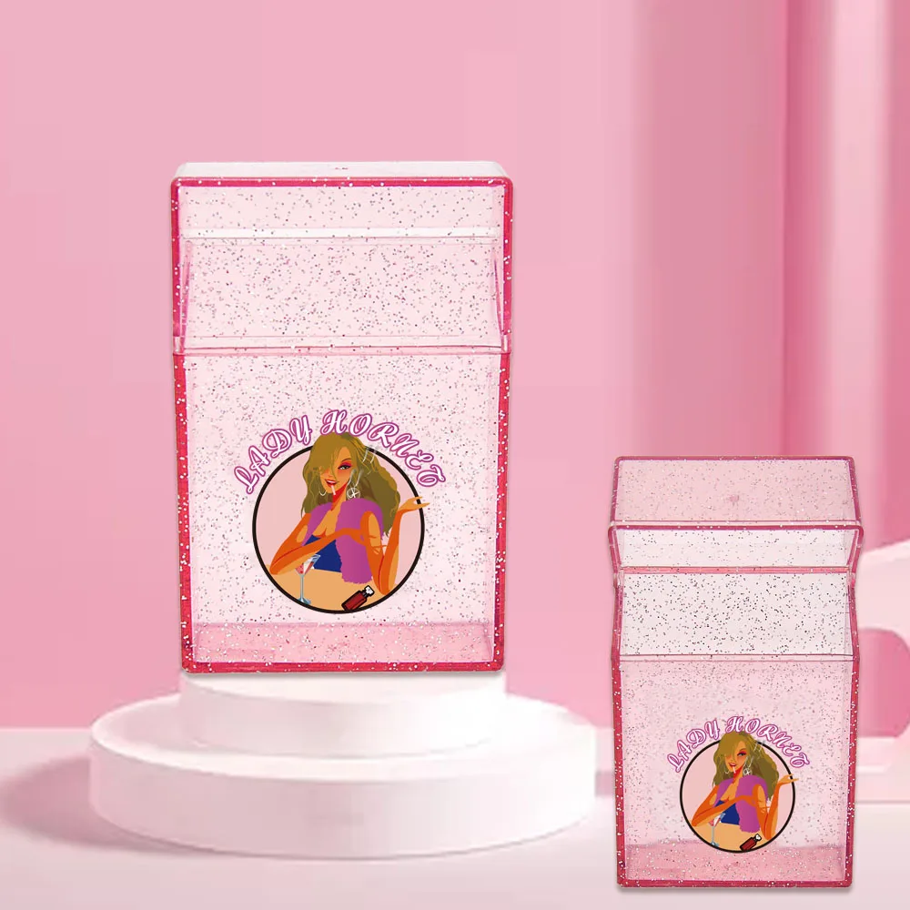 

LADY HORNET Portable Tobacco Box Moisture-proof Plastic Cigarette Weed Accessories for Smoking Cute for Girls Hot Sale