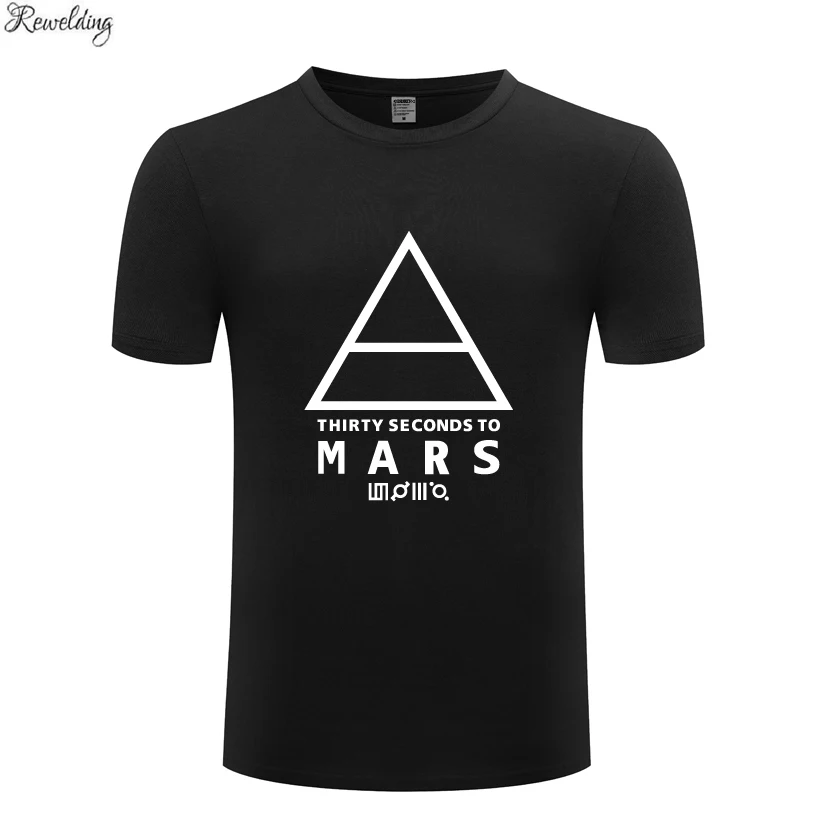 

30 тридцать Seconds To Mars 30STM рок Rap для мужчин, футболка для мальчиков, новая летняя футболка с круглым воротом с короткими рукавами; Хлопковая Пов...
