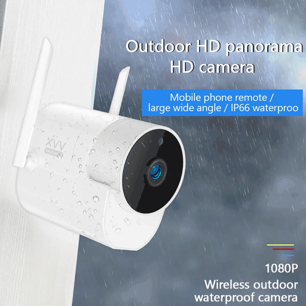 Наружная панорамная IP камера XVV 360 1080P беспроводная наблюдения с Wi Fi и ночным