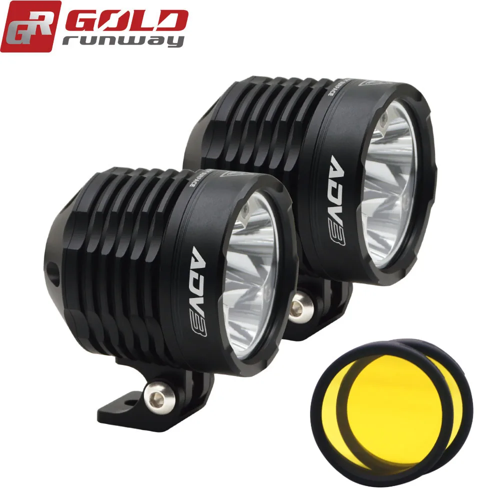 Goldrunway GR ADV3 Черный ЧПУ Алюминий 2 3 дюймов 30X 3000LM 6000K VPL V5 MC мотоцикл привело