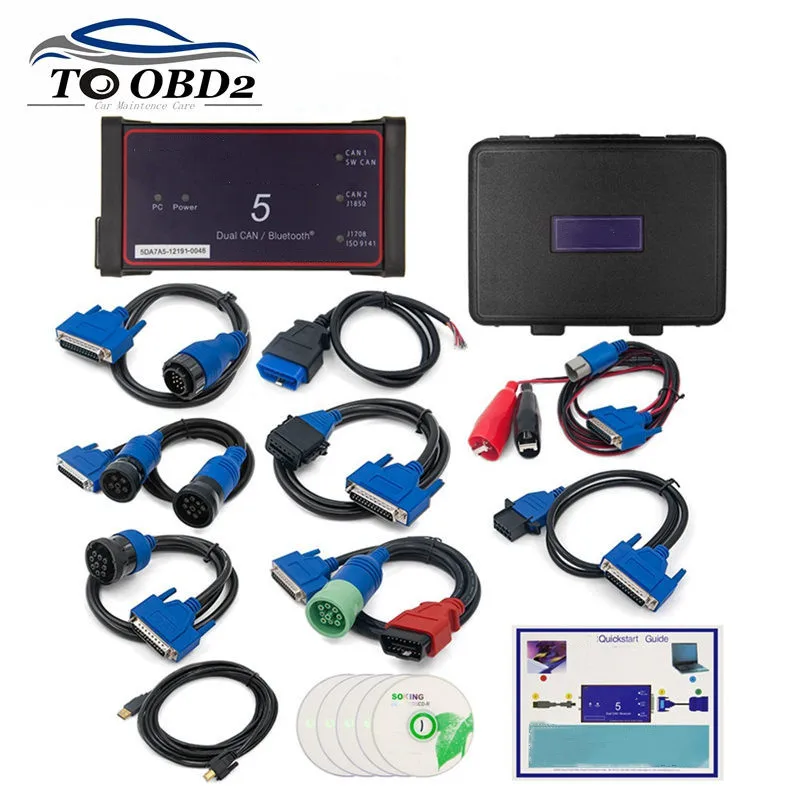 Недостаток тележек трейлеров Adapter5 DPA5 Heavy Duty Truck сканер Dpa5 Bluetooth / USB инструменту