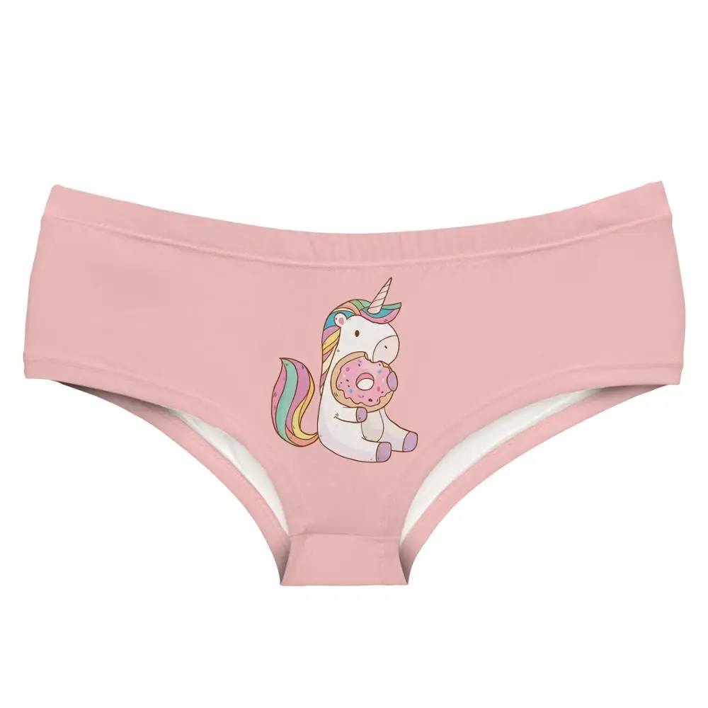 

LEIMOLIS Cartoon plus size funny print sexy hot panties female kawaii Lovely underwear push up briefs women lingerie thongs