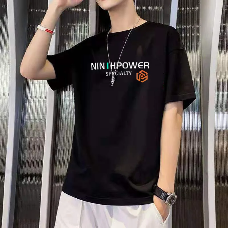 

2021 Stylish INS short-sleeved men's t-shirt Summer men's summer work outside wear printed clothes
